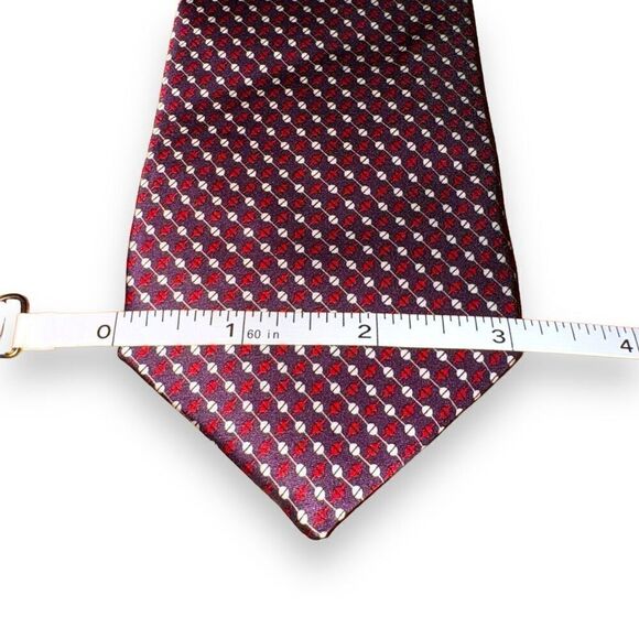 Ventura Tom James Handmade in USA 100% Silk Purple Tie - Picture 2 of 7